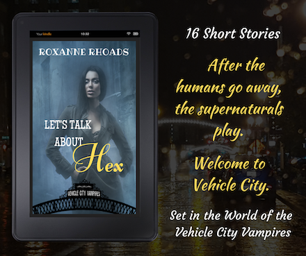 Let’s Talk About Hex by Roxanne Rhoads book cover and blurb