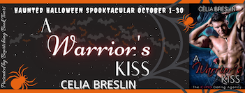 A Warrior's Kiss by Celia Breslin October 2020 tour banner